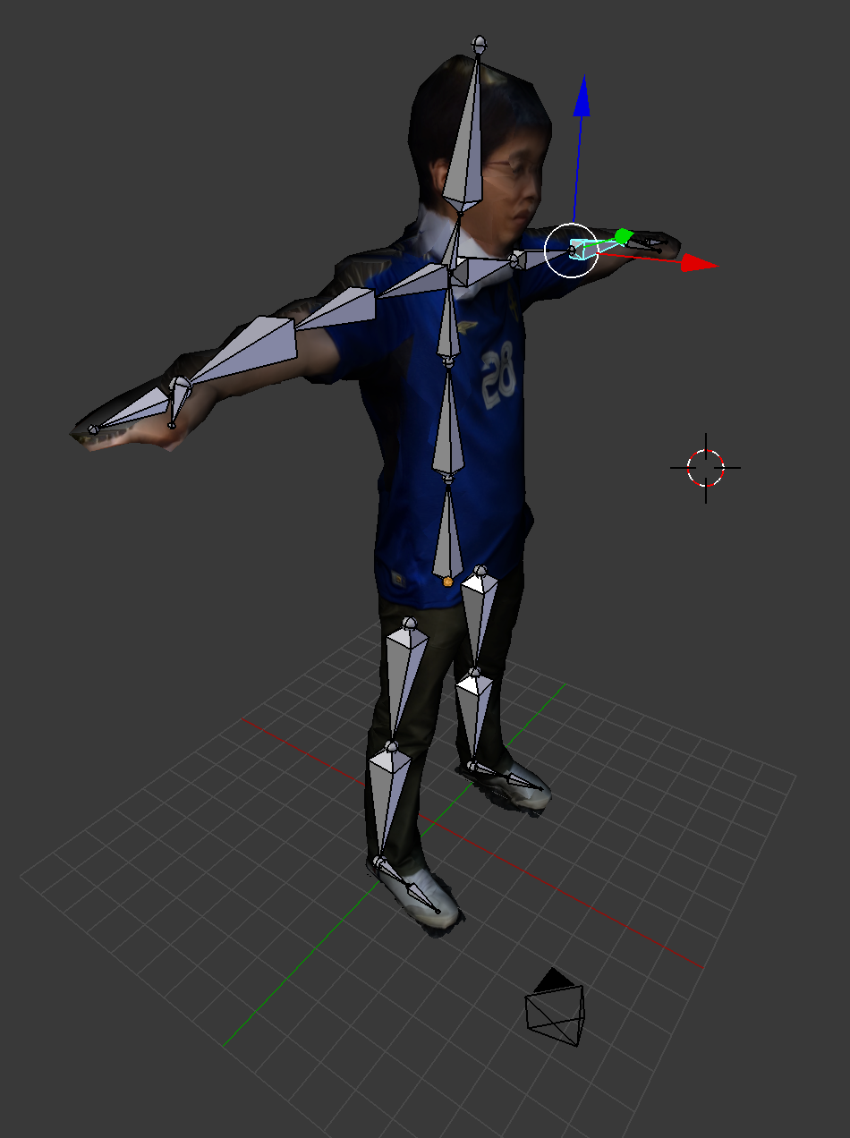 友人をスマホで撮影して3Dモデル化してUnityで動かしてみた - Yusuke 